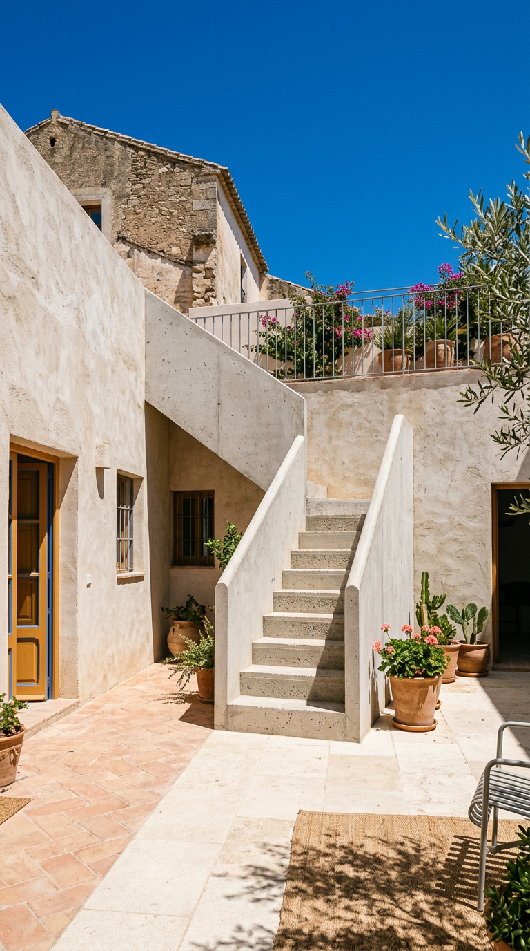 Patio Norte, Revestimientos · Rocafort